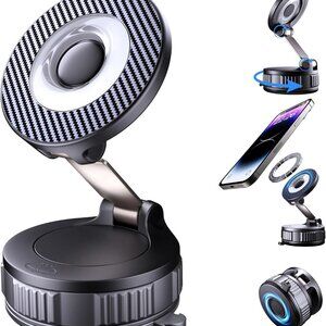Vacuum Magsafe Car Phone Holder [120+ LB